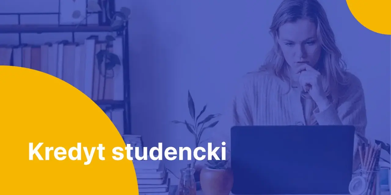 Młoda kobieta pochylona nad laptopem, myśląca o przyszłości i możliwościach, jakie daje kredyt studencki.