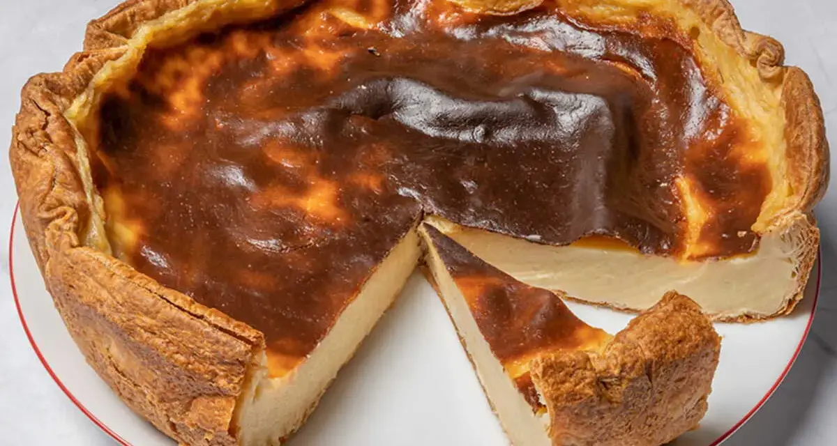 Un flan pâtissier doré, avec une croûte croustillante et une garniture crémeuse. Une véritable recette flan pâtissier qui donne envie de croquer dedans !