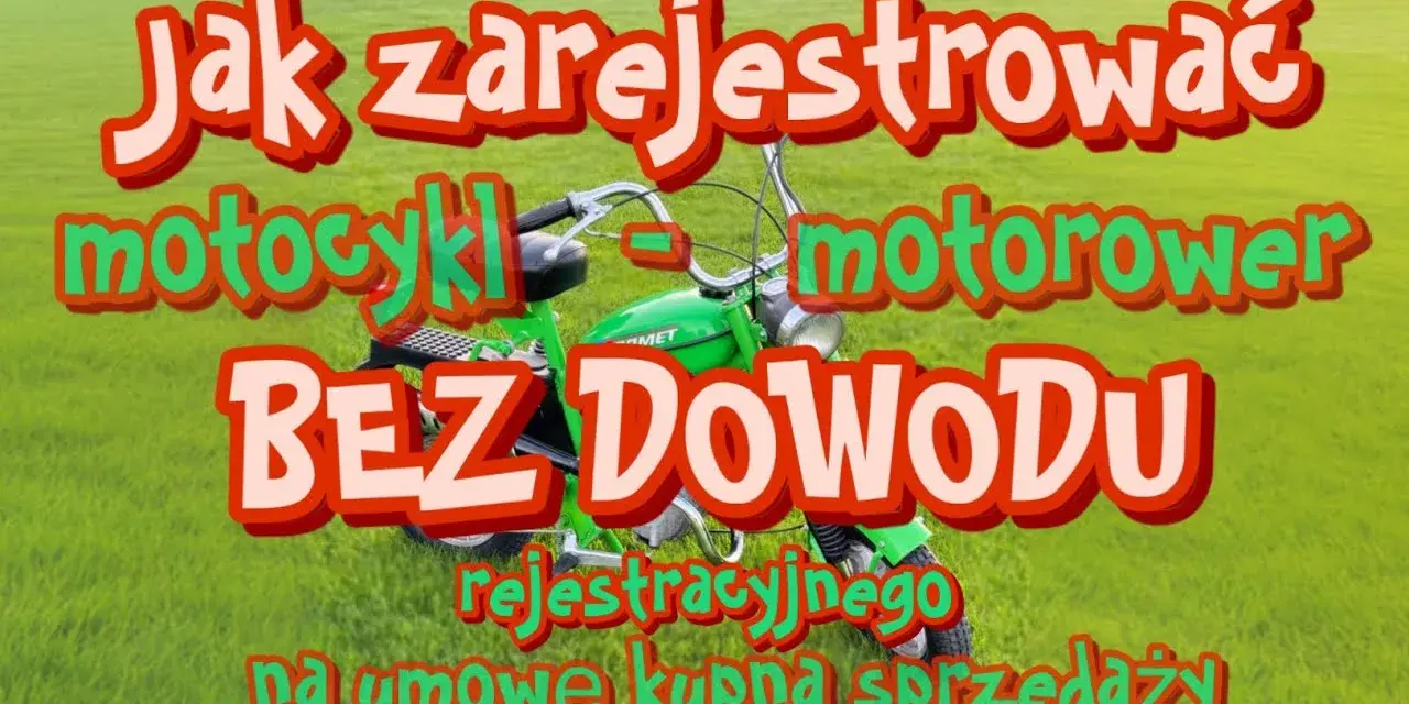 Jak zarejestrować motorower? Sprawdź, aby uniknąć kar i problemów