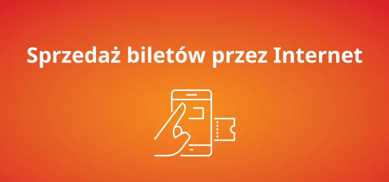 Zakup bilet sieciowy Polregio przez Internet. Ikona telefonu z biletem.