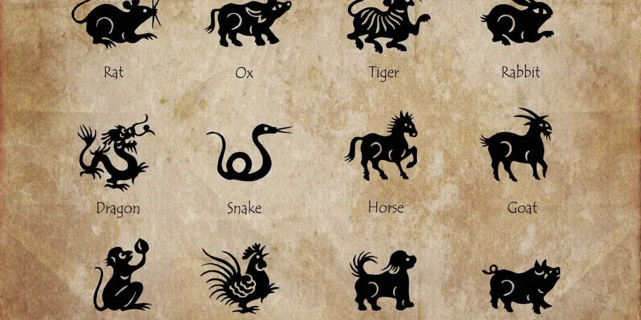 Chiński znak zodiaku 2007: Szczur, Wół, Tygrys, Królik, Smok, Wąż, Koń, Koza, Małpa, Kogut, Pies, Świnia.