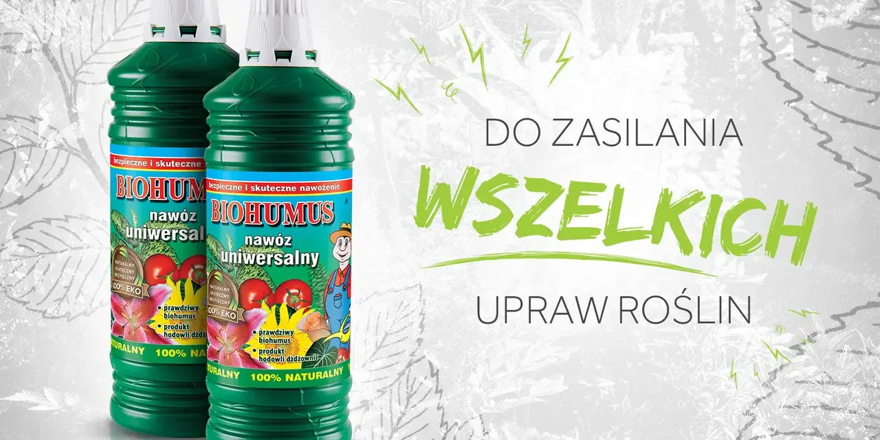 Dwie butelki Biohumusu, uniwersalnego nawozu. Kiedy stosować? Do zasilania wszelkich upraw roślin, 100% naturalny.