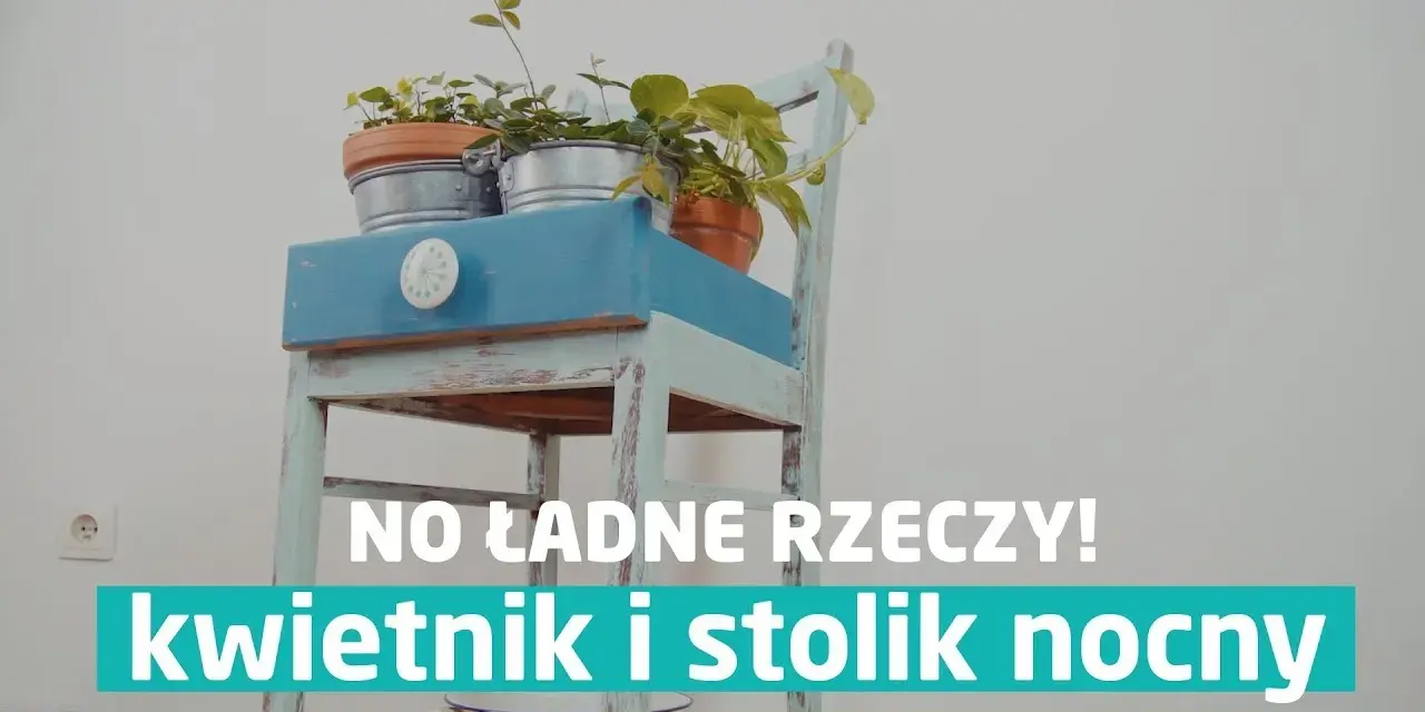 Kwietnik z krzesła: Prosty poradnik DIY na unikalną ozdobę
