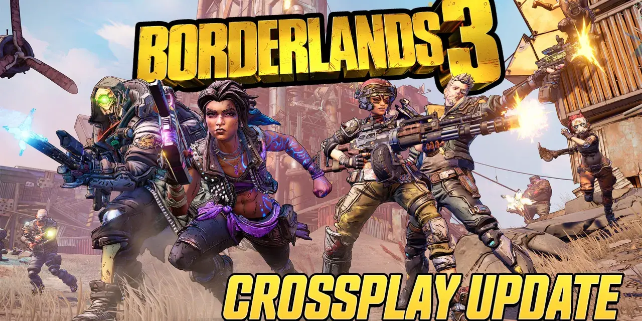 Postacie z Borderlands 3 w akcji, gotowe do walki dzięki aktualizacji Borderlands 3 cross play.