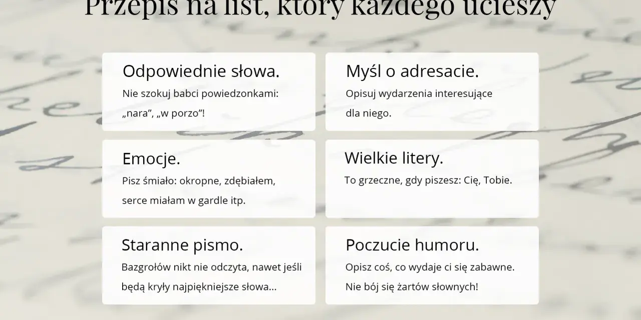 Listew, nie listw! Dlaczego tak mówimy? Prosta lekcja polskiego
