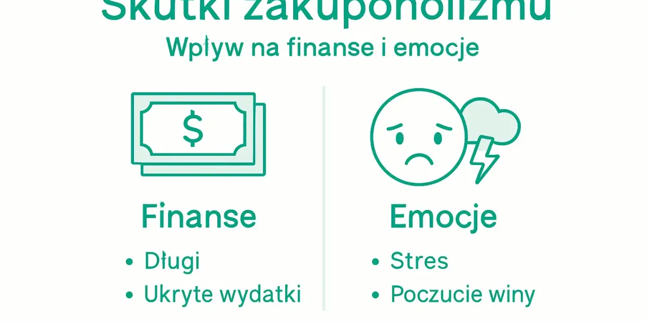 Wyznanie zakupoholiczki: skutki zakupoholizmu to długi, ukryte wydatki, stres i poczucie winy.