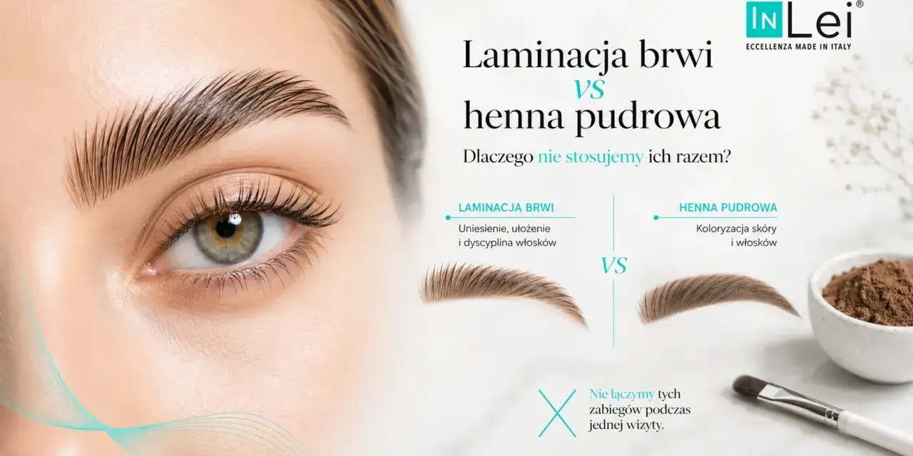 Porównanie laminacji brwi i henny pudrowej. Sprawdź, jaka jest henna pudrowa brwi cena i efekty.