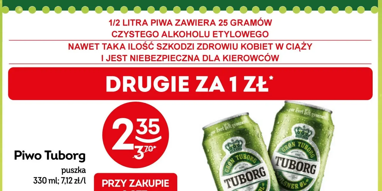 Gdzie kupić piwo Tuborg? Sprawdź sklepy i ceny online