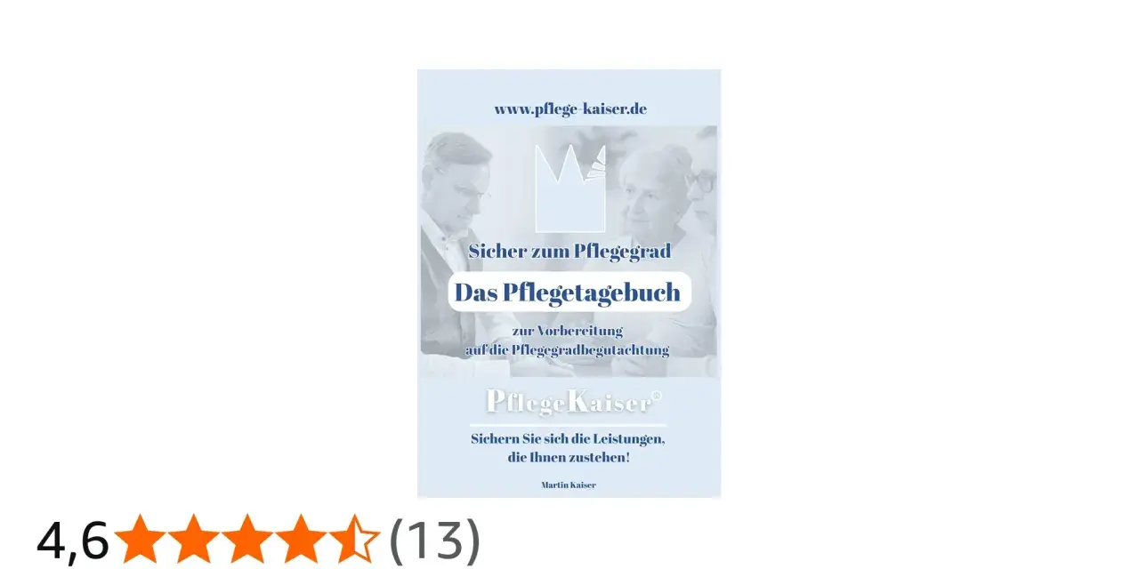Das Pflegetagebuch von Pflege Kaiser hilft bei der Vorbereitung auf die Pflegegradbegutachtung. So sichern Sie sich die Ihnen zustehenden Leistungen.