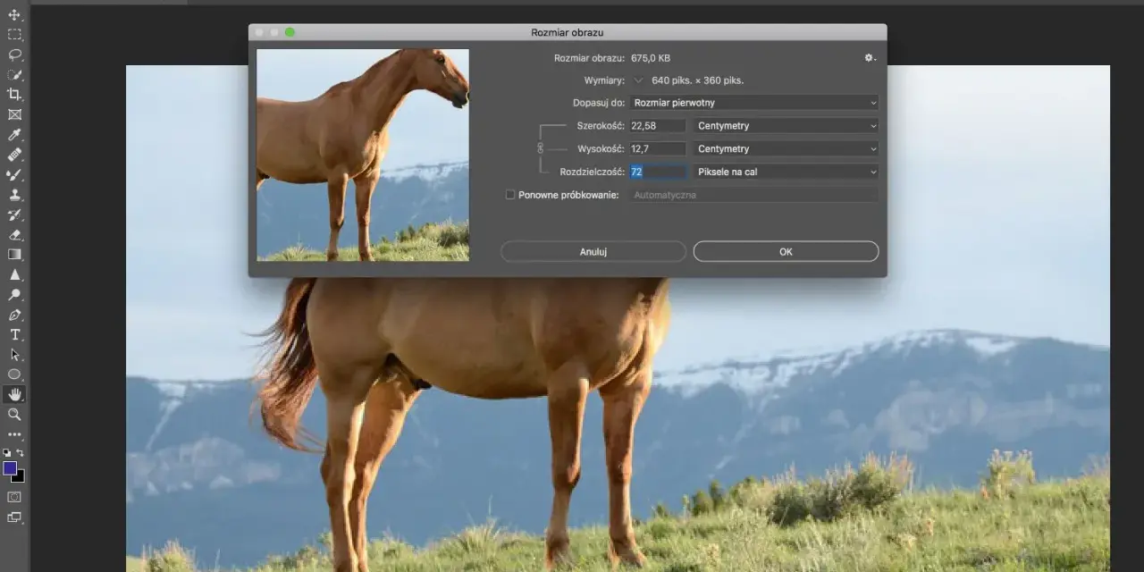 Photoshop DPI/PPI: Zmień rozdzielczość jak ekspert (bez strat!).