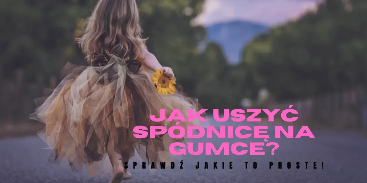Dziewczynka w tiulowej spódniczce trzyma słonecznik. Dowiedz się, jak uszyć spódniczkę na gumce dla dziewczynki.