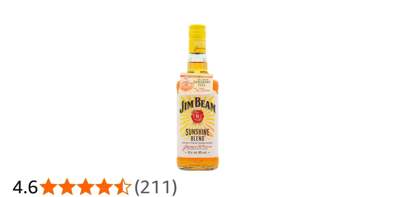 Jim Beam Sunshine Blend: Ein erfrischender Aperitif mit fruchtigem Geschmack, perfekt für sonnige Tage.