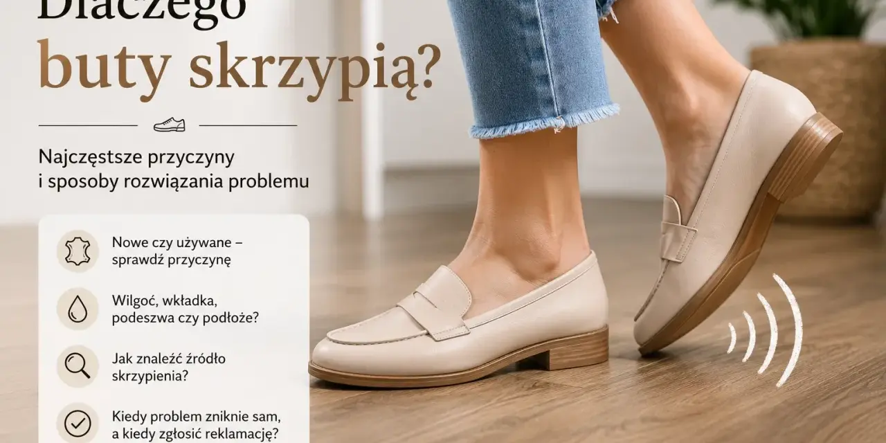 Dowiedz się, co zrobić, żeby buty nie skrzypiały. Sprawdź najczęstsze przyczyny i sposoby rozwiązania problemu.