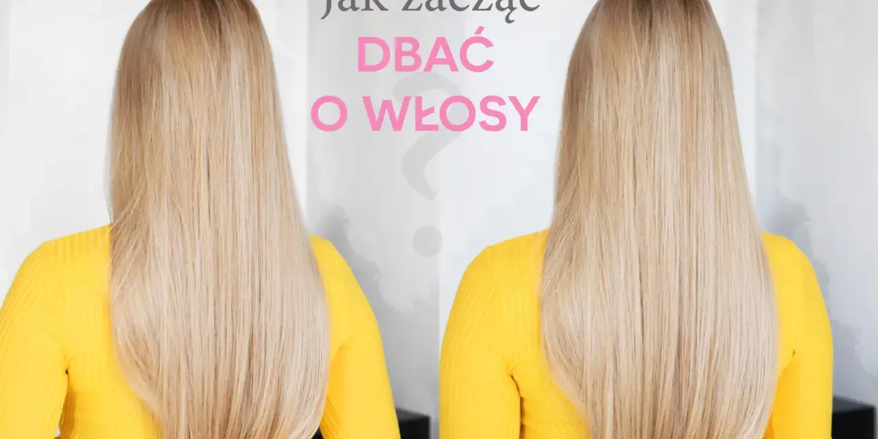 Dwie fryzury blondynki. Po lewej włosy wyglądają na zniszczone, po prawej są lśniące i zdrowe. Dowiedz się, jak dbać o włosy, by osiągnąć taki efekt.