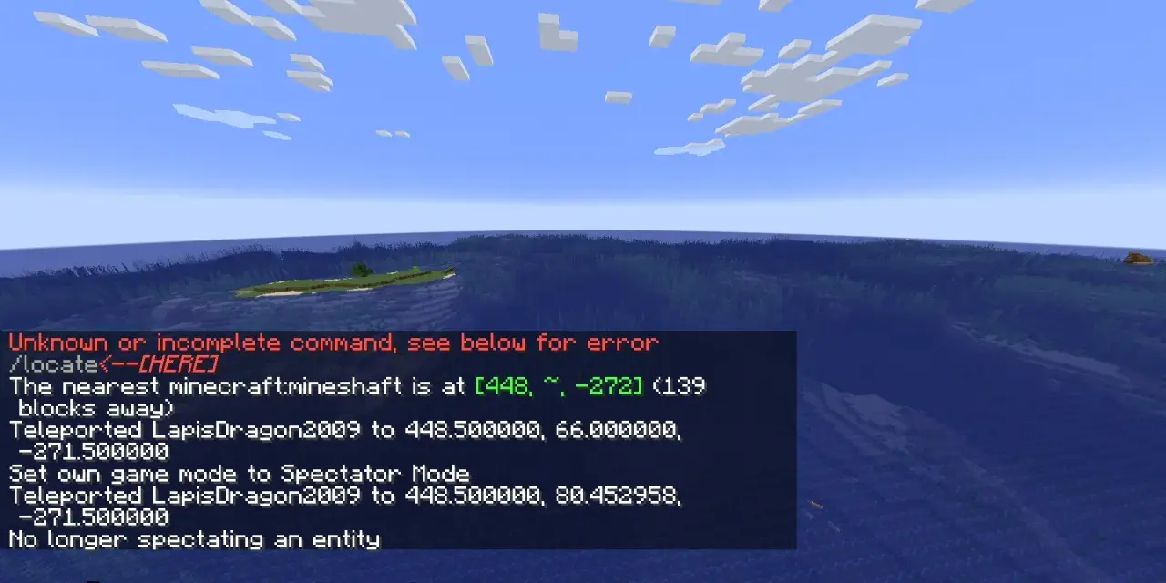 Jak teleportować się w Minecraft? Komenda /locate znajduje kopalnię, a /tp teleportuje gracza.