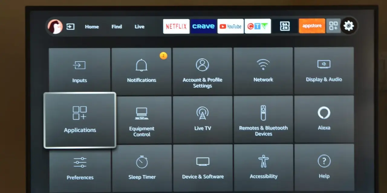 Fire TV Stick Menü: Apps, Einstellungen, Netzwerk. So verbindest du dein Handy mit dem Fire TV Stick.