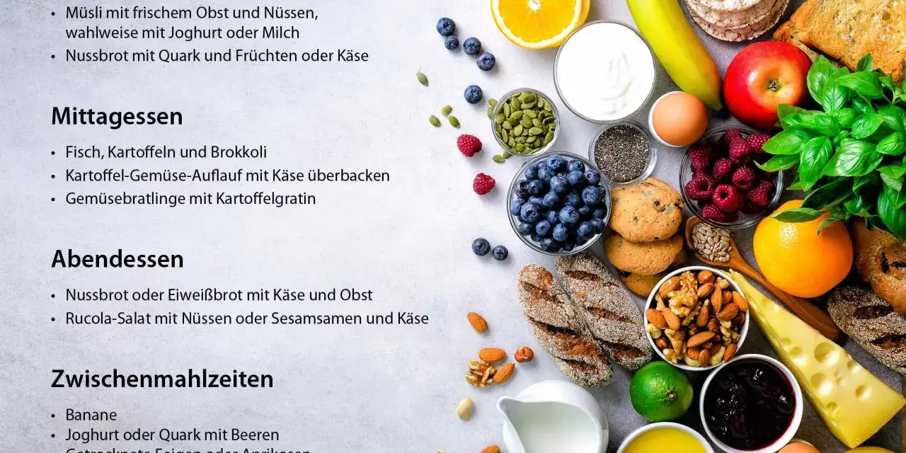Gesunde Ernährung für Osteoporose: Joghurt, Käse, Nüsse & Beeren. Wieviel Calcium pro Tag bei Osteoporose? Diese Mahlzeiten sind reich an Kalzium.