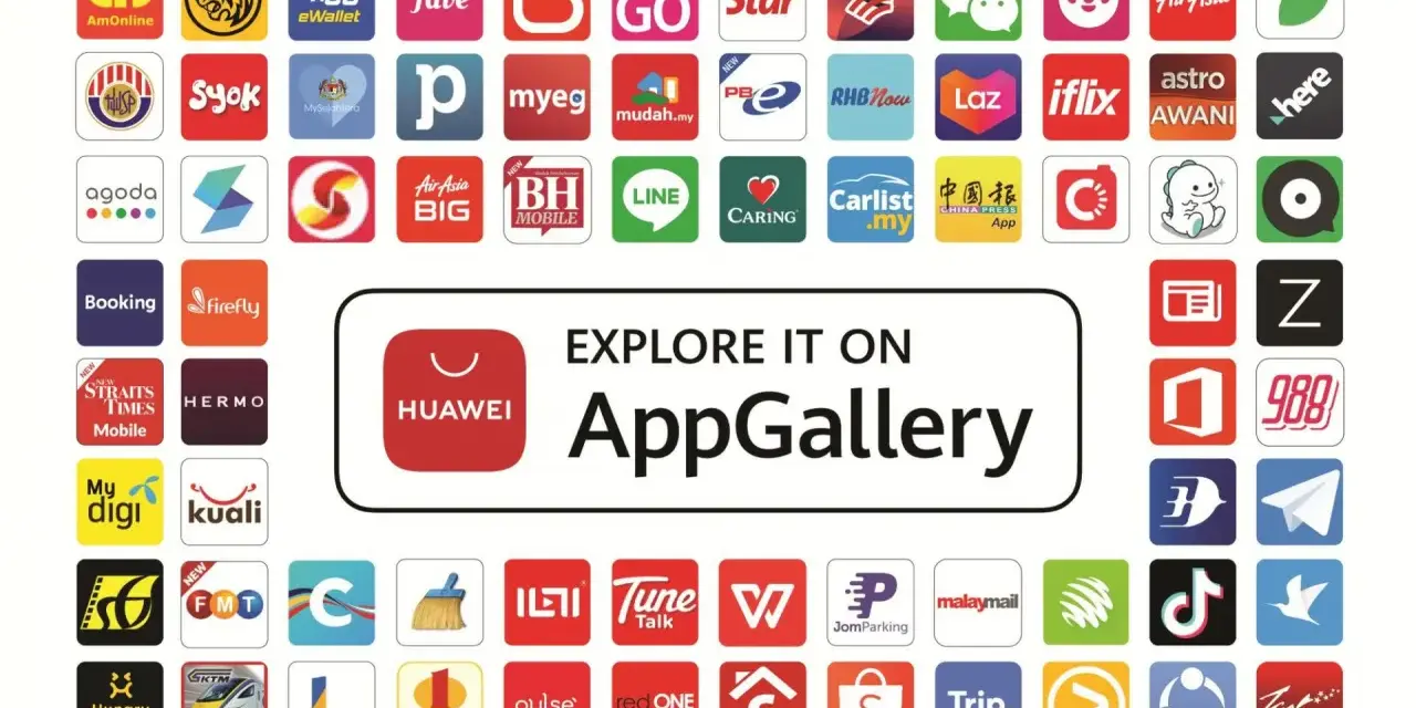 Wiele aplikacji, które można znaleźć w Google Play: za darmo, dostępne są również w Huawei AppGallery.