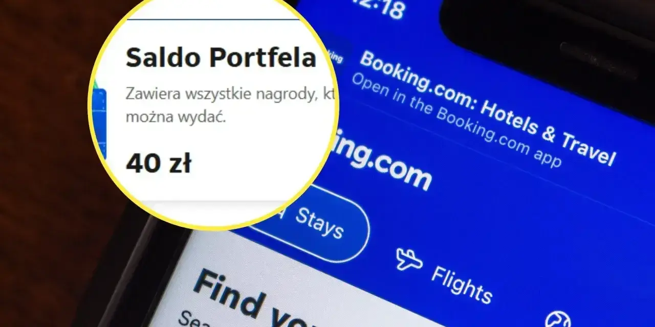 Saldo portfela 40 zł na Booking.com. To Twój booking cashback, który możesz wydać na kolejne podróże.