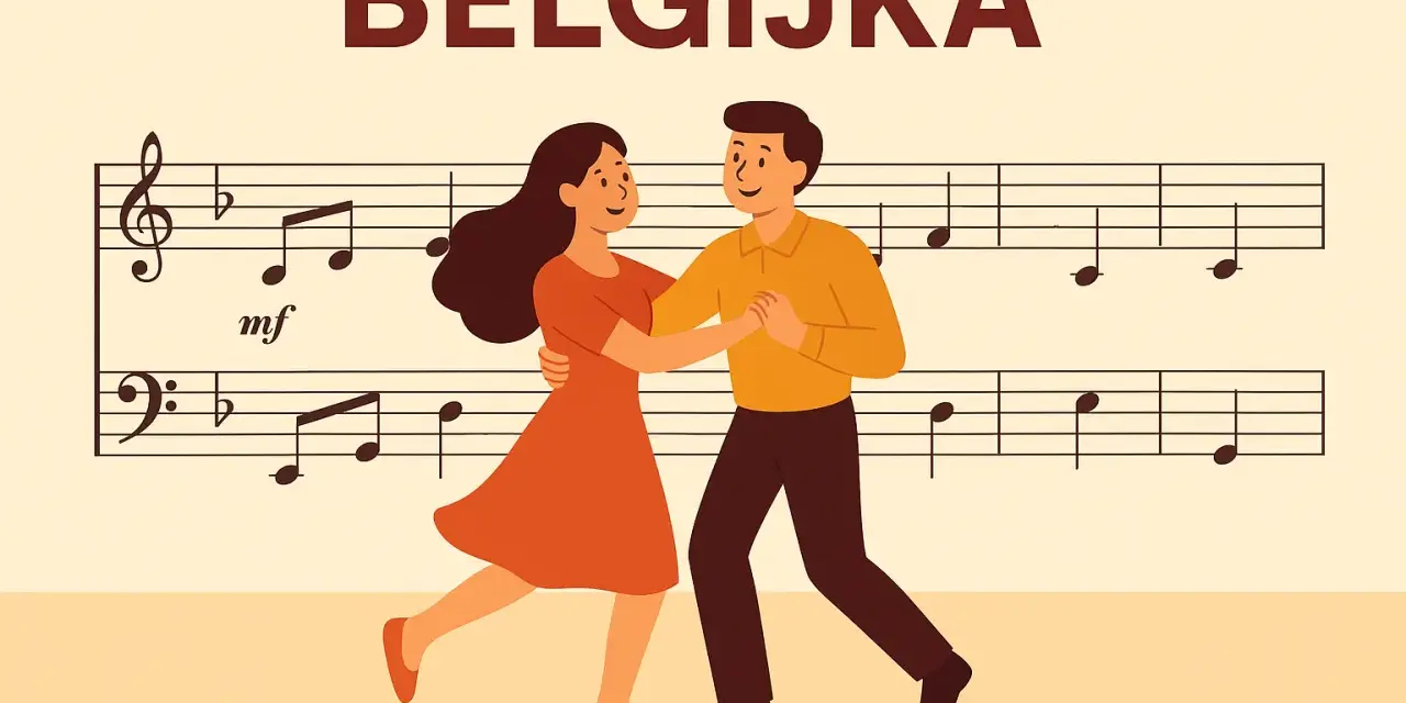 Para nauczyć się belgijki, wystarczy podążać za rytmem nut.