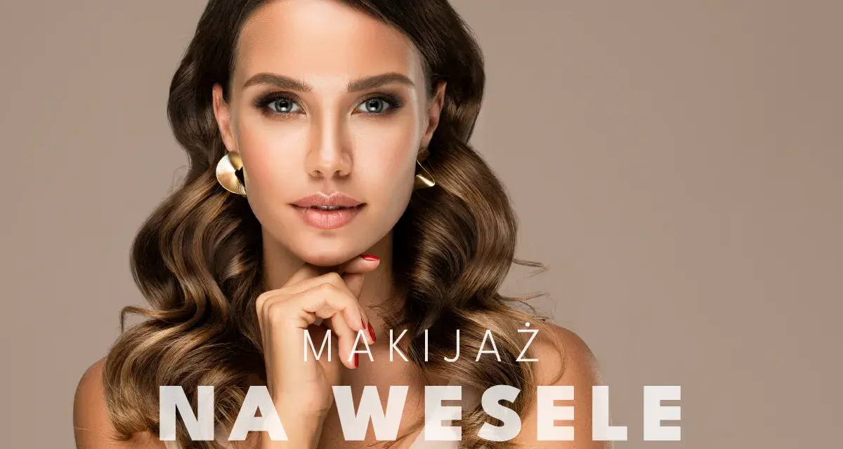 Elegancki, mocny makijaż na wesele podkreślający urodę. Idealny na specjalne okazje, by poczuć się wyjątkowo.