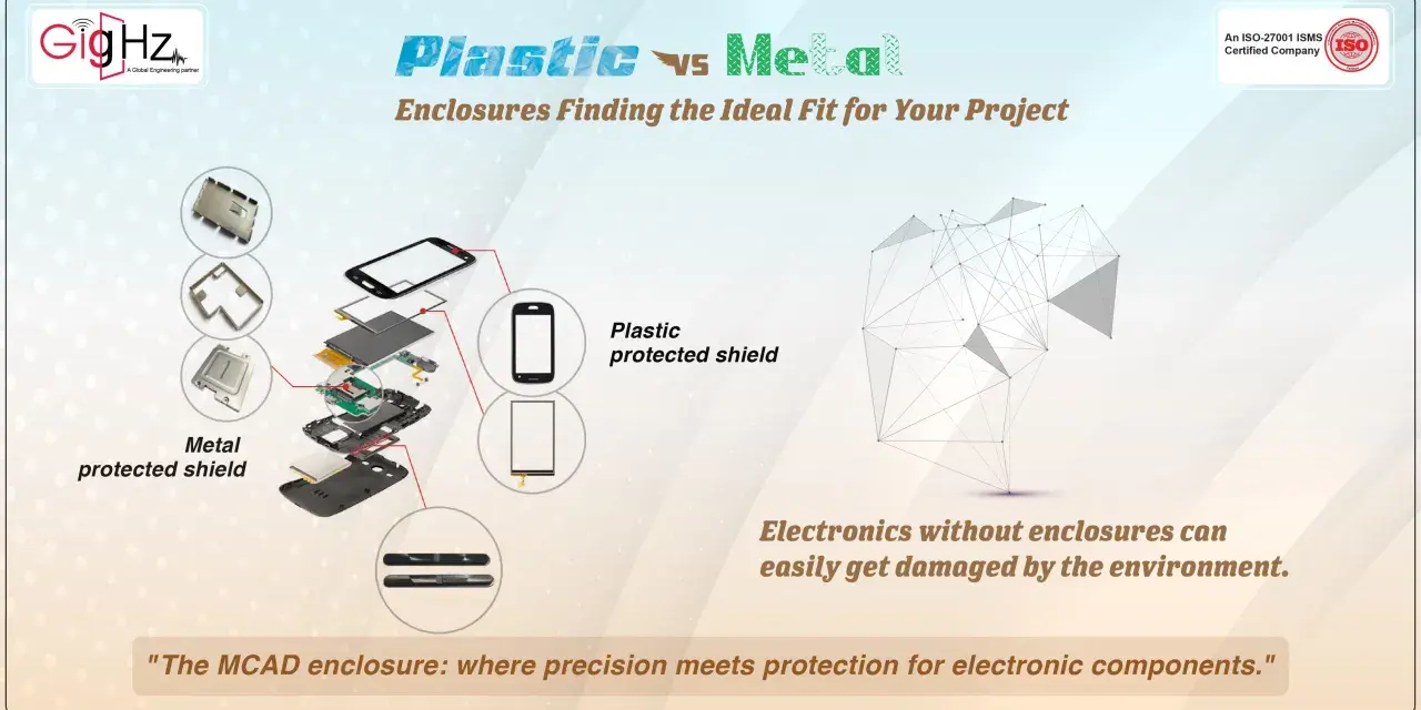 Comparing plastic vs metal enclosures for electronics. Explores protective shields and the importance of enclosures for safeguarding components.