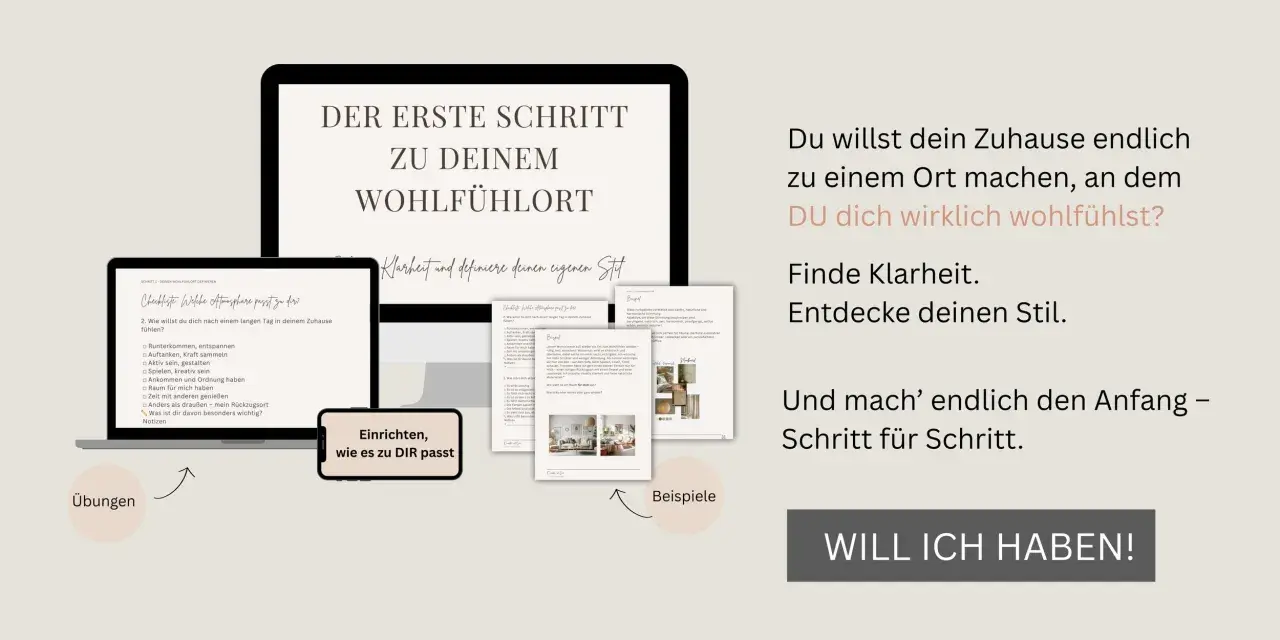 Ein Moodboard hilft, Klarheit zu finden und deinen Stil zu entdecken. Es ist der erste Schritt zum Wohlfühlort Zuhause.