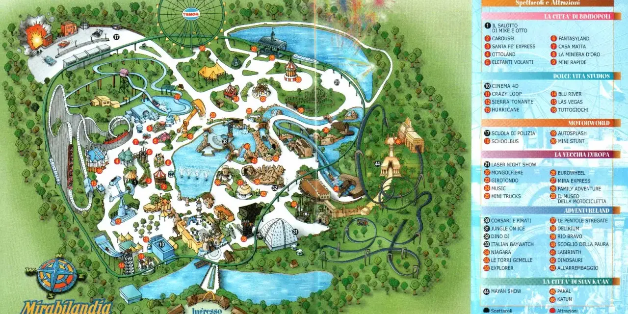Mirabilandia: mappa, attrazioni e consigli per la tua visita perfetta