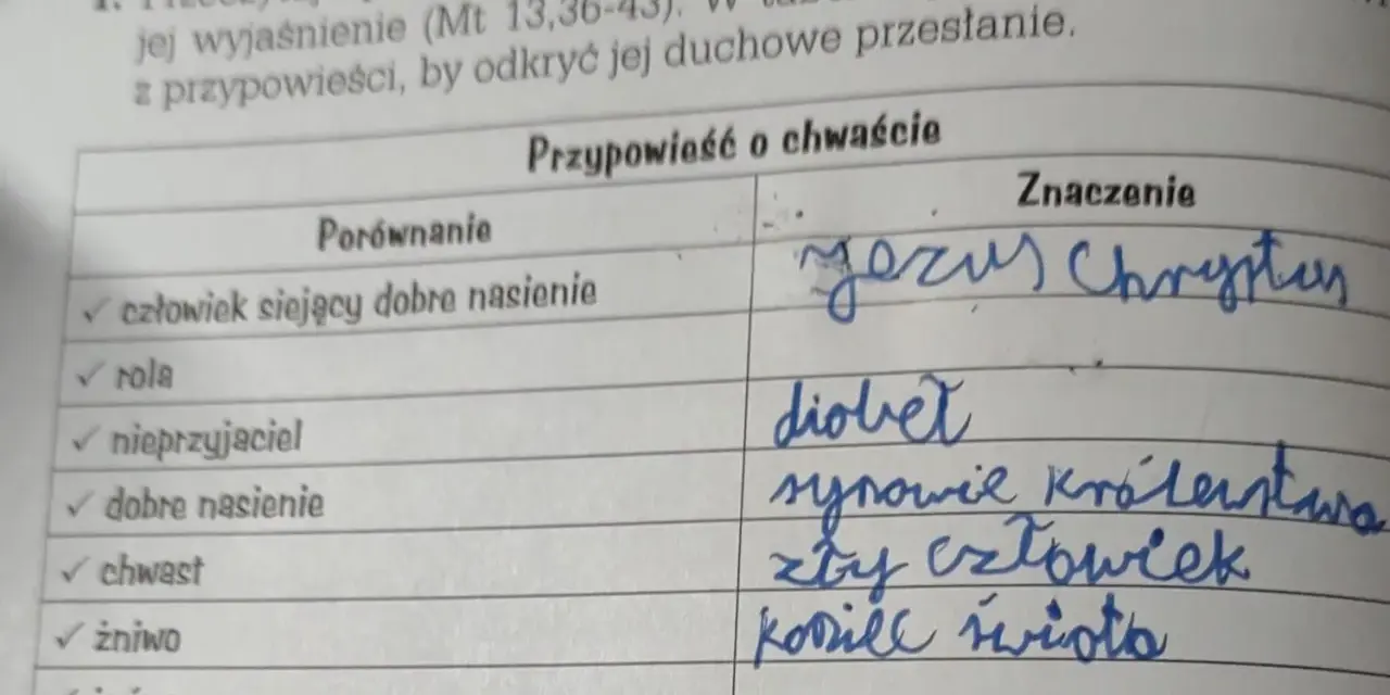 Przypowieść o chwaście: znaczenie, symbole i przesłanie