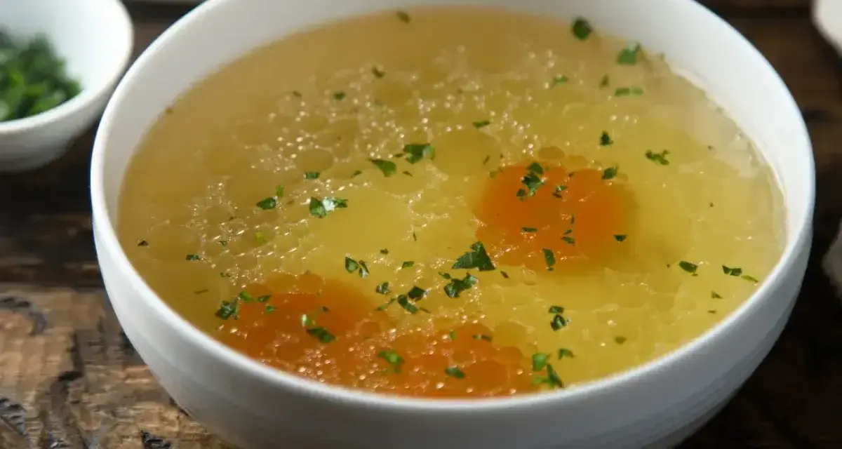 Aromaticzny rosół przepis na rozgrzewający bulion z marchewką i natką pietruszki, idealny na chłodne dni.