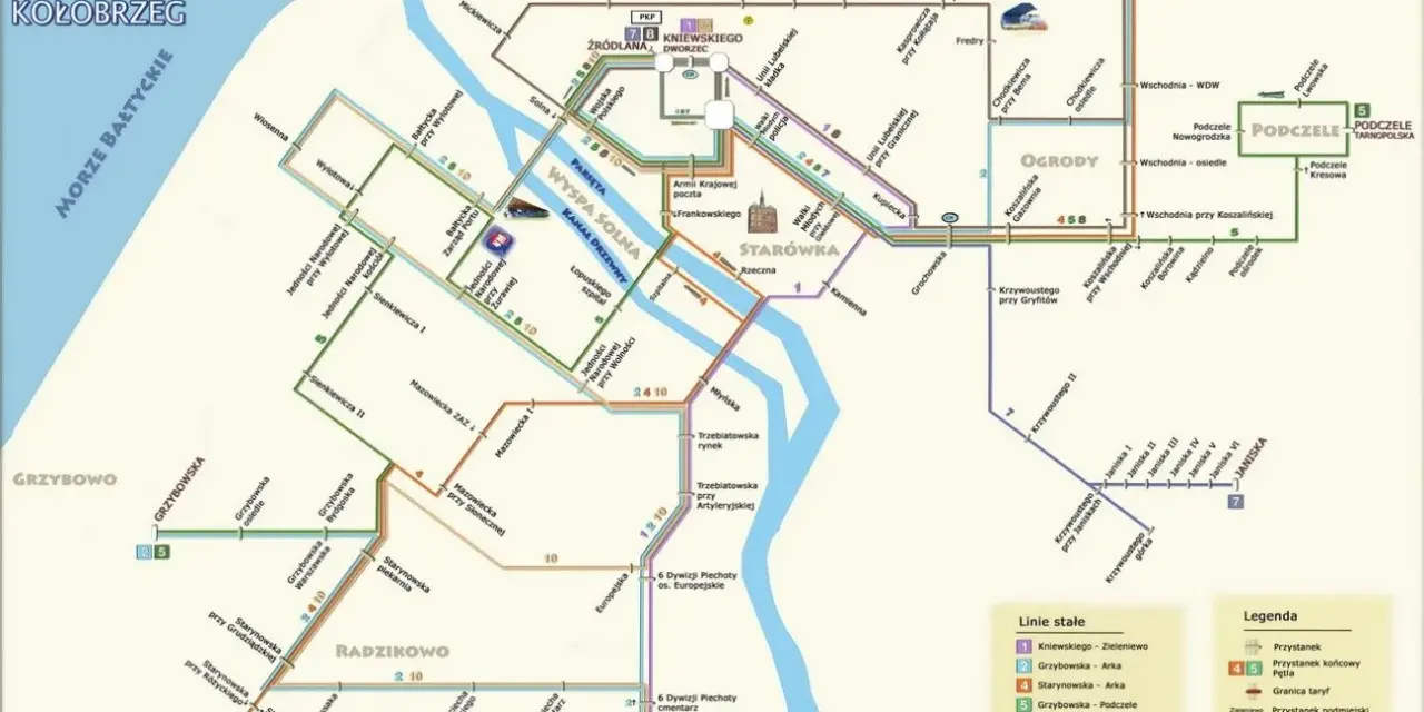Kołobrzeg-Grzybowo: Najlepszy transport? Czas, koszt, wygoda