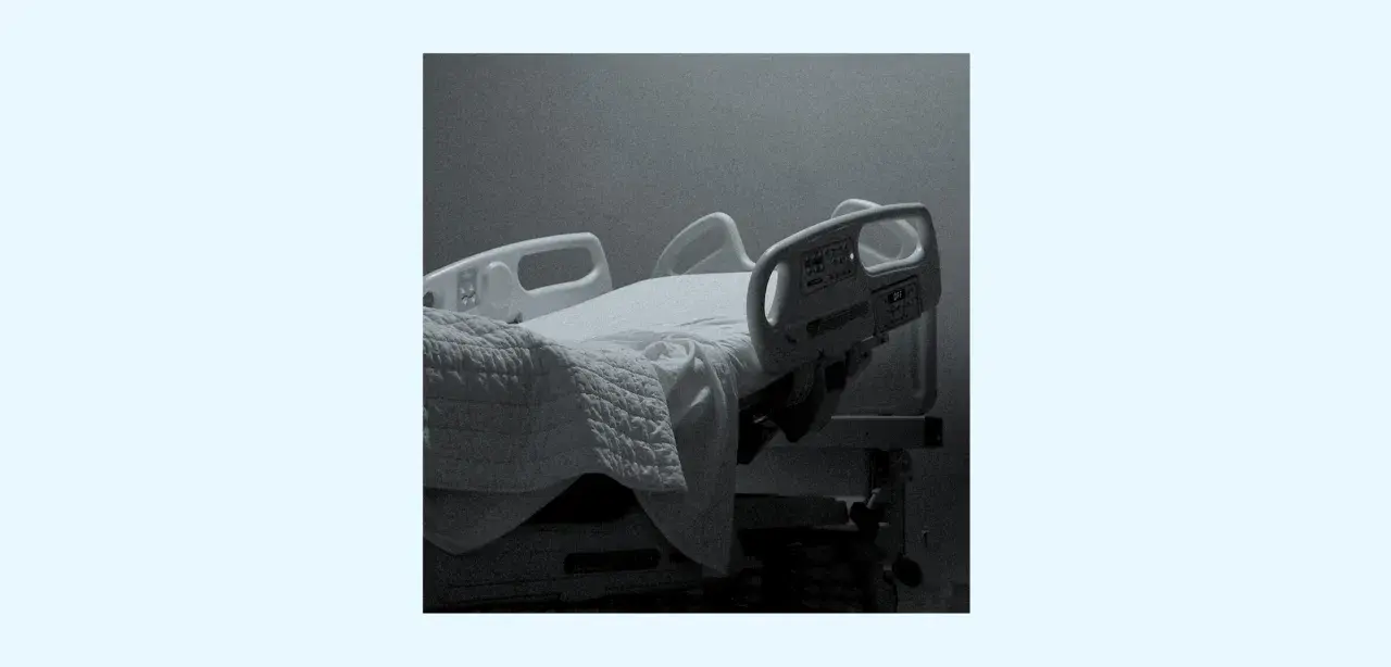 An empty hospital bed, a symbol of loss and unanswered questions. Does God forgive suicide? This image evokes the pain and uncertainty surrounding such a tragedy.