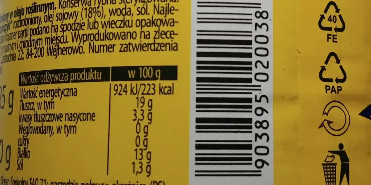 Ile kalorii ma tuńczyk w oleju roślinnym? Zaskakujące wartości!