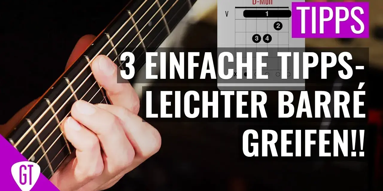 h-Moll Gitarre: Barré-Griff meistern & einfache Alternativen
