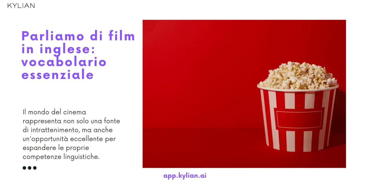 Impara i generi cinematografici in inglese con esercizi divertenti, come guardare un film con popcorn.