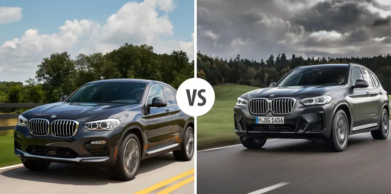 Porównanie BMW X4: sprawdzamy pojemność bagażnika i inne cechy obu modeli.