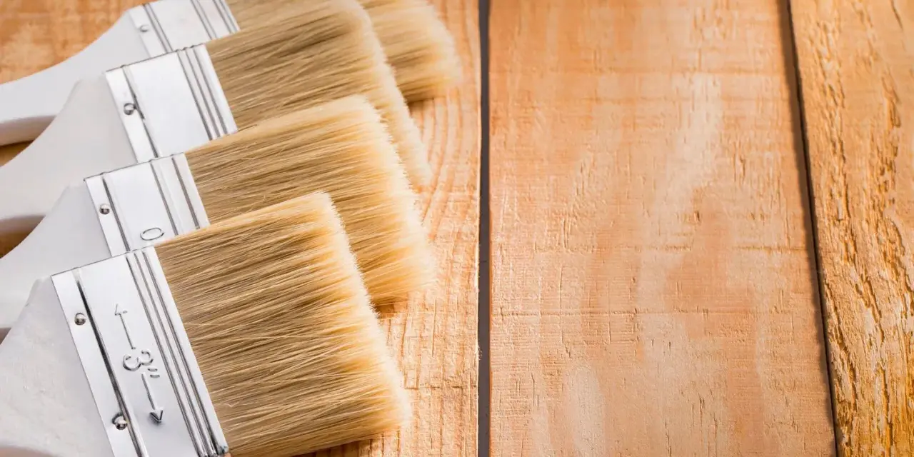 Brochas listas para barnizar madera. El acabado perfecto para tus proyectos.