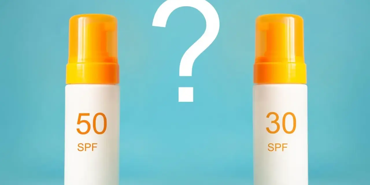 Dwie butelki kremu z filtrem: SPF 50 i SPF 30. Który wybrać? Sprawdź, spf co to znaczy i jak chronić skórę.