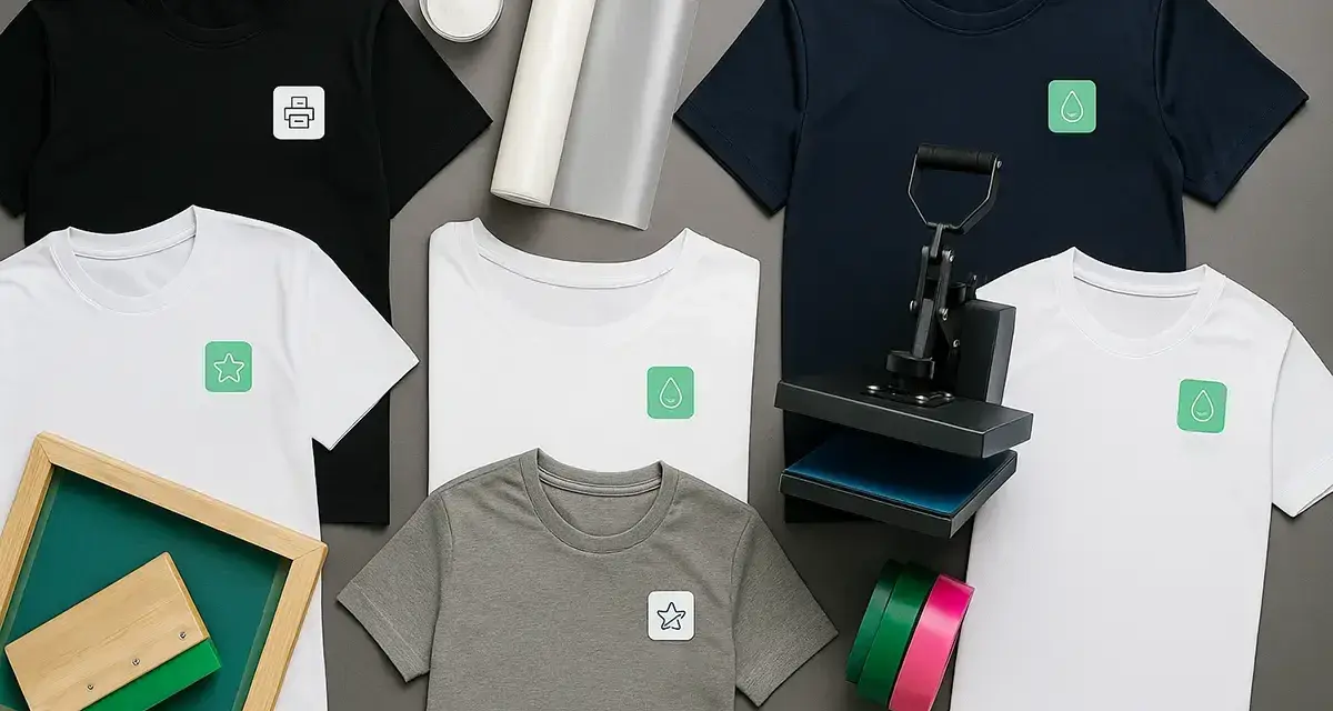 Koszulki gotowe do personalizacji. Zastosuj farbę do poliestru, by stworzyć unikalne wzory na materiałach.