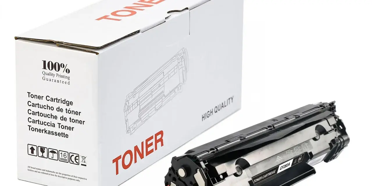 Nowy toner m125a w opakowaniu, gwarancja 100% jakości druku.