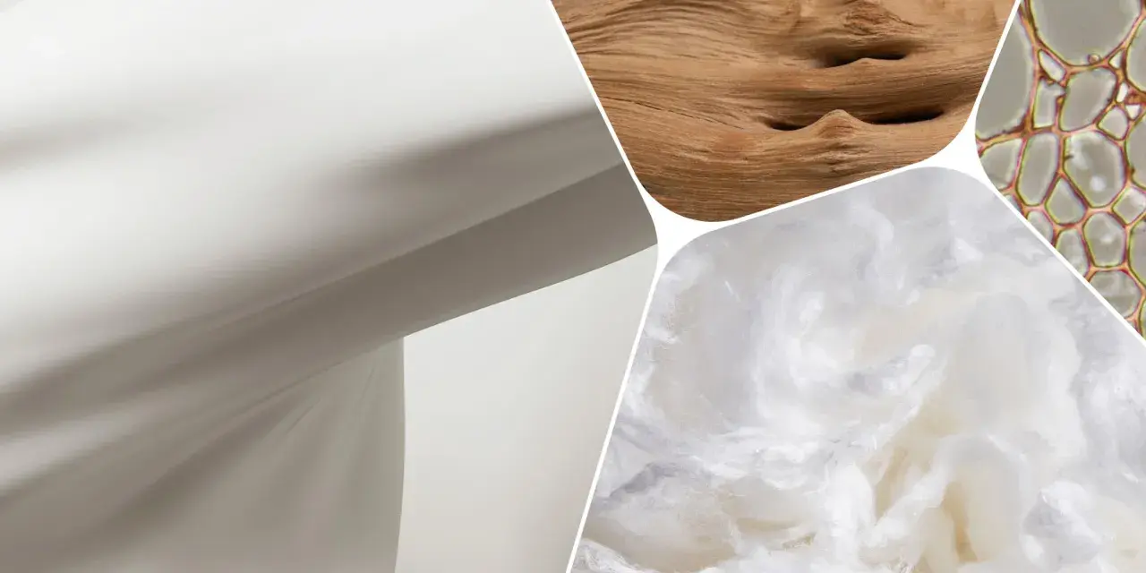 Viscose LENZING ECOVERO : fibre naturelle, bois et cellules végétales. Douceur et durabilité.