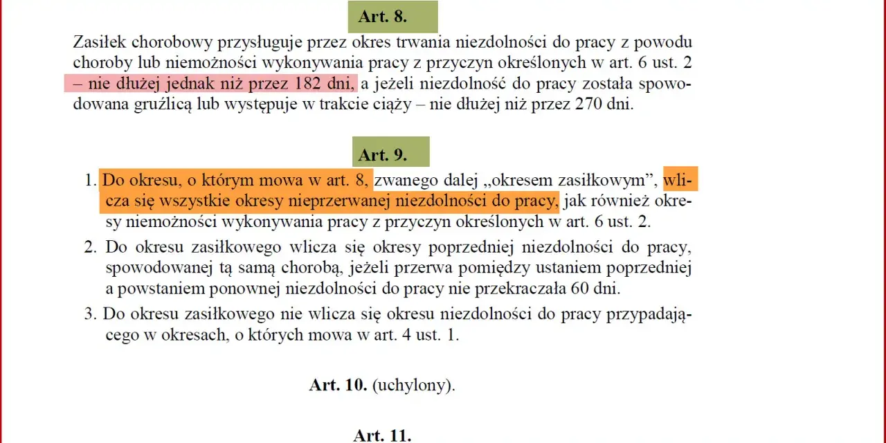 Zwolnienie lekarskie L4: Limity, prawa i co po 182 dniach?