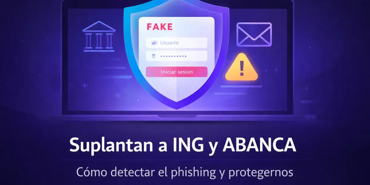 Alerta de phishing: cómo saber si una página es segura. Pantalla de inicio de sesión falsa en un portátil.