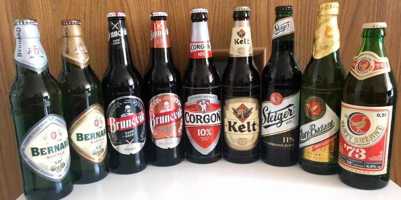 Słowackie piwa: Bernard, Brunčik, Corgon, Kelt, Steiger, Zlatý Bažant. Idealne, co warto przywieźć ze Słowacji dla miłośników złotego trunku.