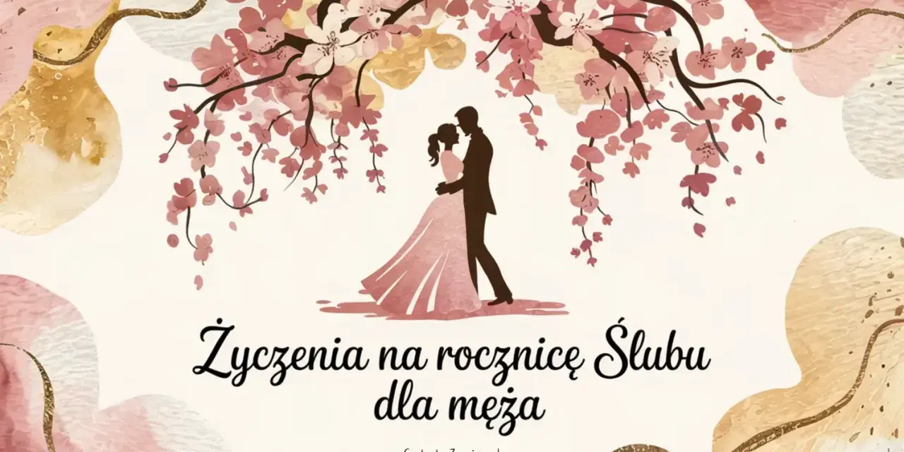 Para młoda pod kwitnącą wiśnią. Piękne cytaty o małżeństwie na rocznicę ślubu dla męża.