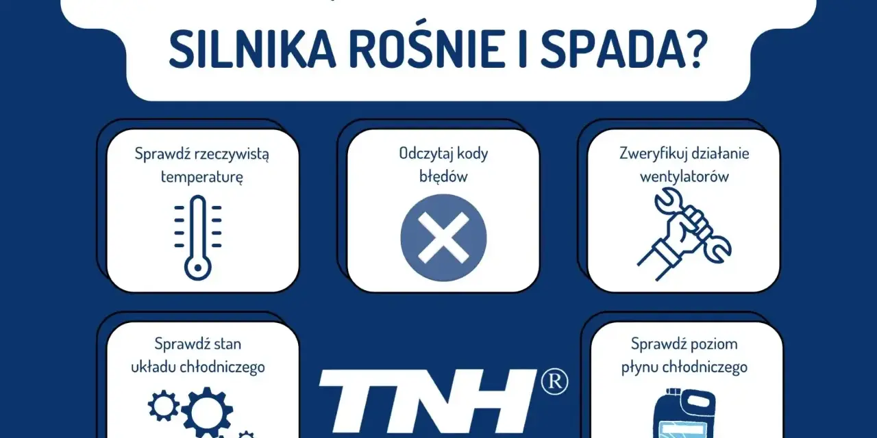 Gdy skacząca temperatura silnika jest problemem, sprawdź termometr, błędy, wentylatory, układ chłodzenia i poziom płynu.
