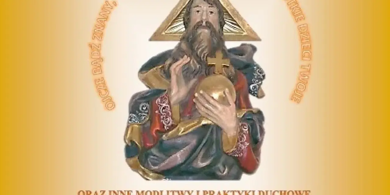 Rzeźba Trójcy Świętej, symbolizująca modlitwę do Boga Ojca o pomoc w życiu.