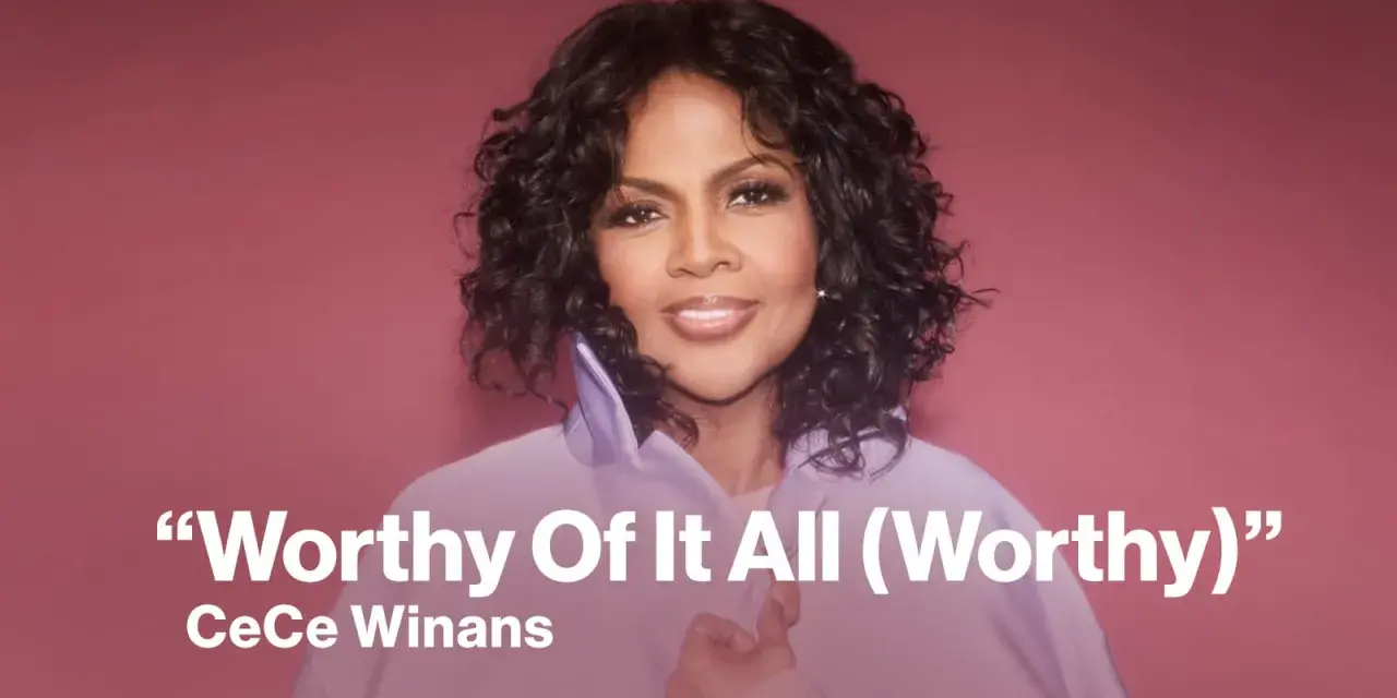 CeCe Winans, singing "Worthy Of It All (Worthy)". Like incense arising day and night, her voice is a constant praise.