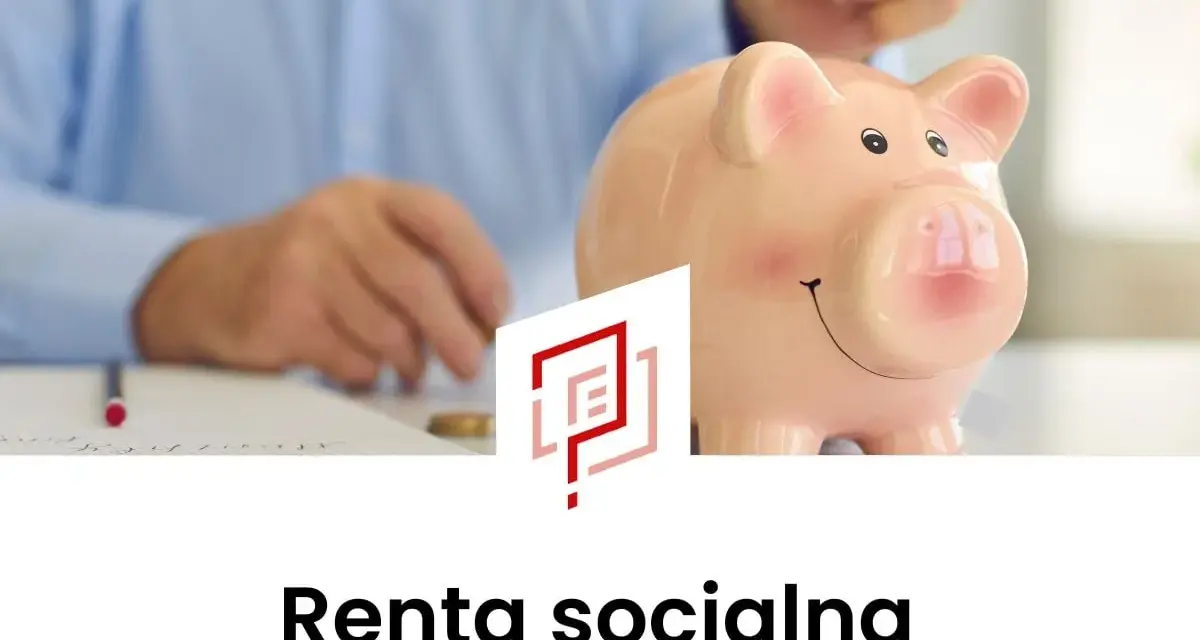 Różowa świnka-skarbonka i ręka wrzucająca monetę. Dowiedz się, ile wynosi renta socjalna i jak ją uzyskać.