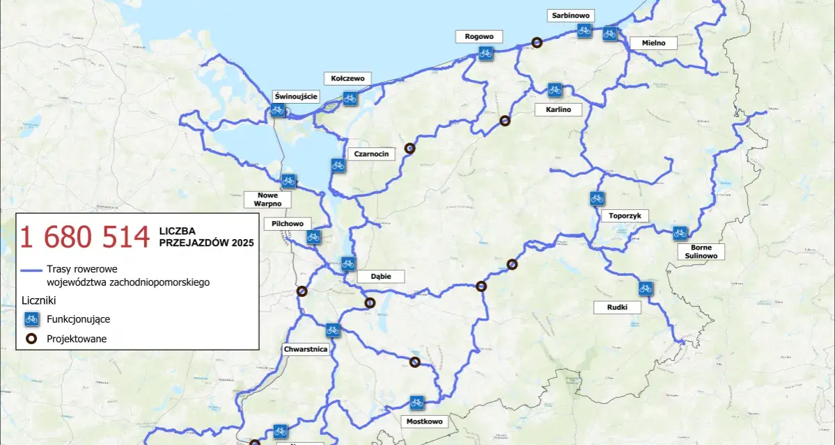 Trasy rowerowe Zachodniopomorskie: Ponad 1000 km rowerowego raju!